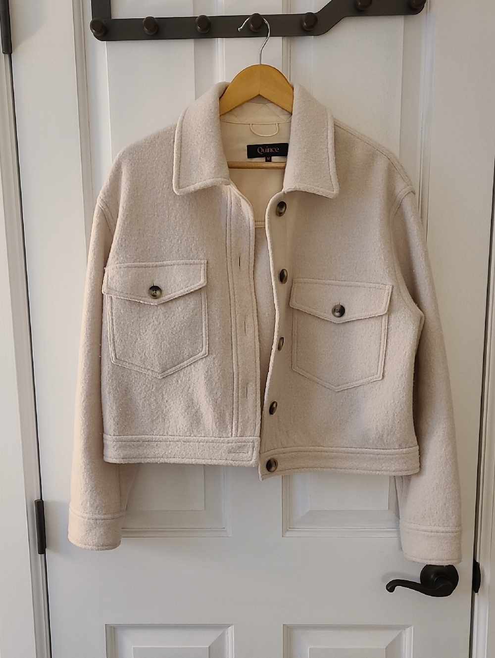 Quince Merino Wool Cropped Jacket